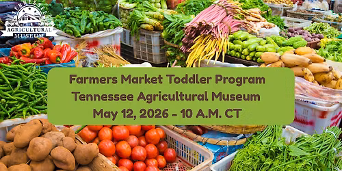 Farmers Market Toddler Program at the Tennessee Agricultural Museum