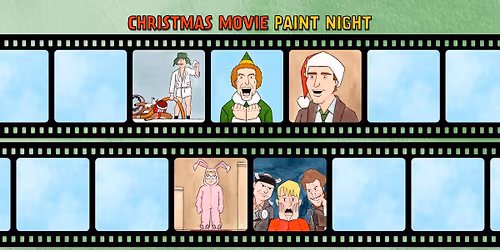Christmas Movie Paint Night at Stellwagen Beer