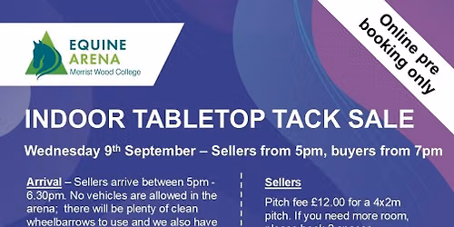 Merrist Wood Table Top Tack Sale