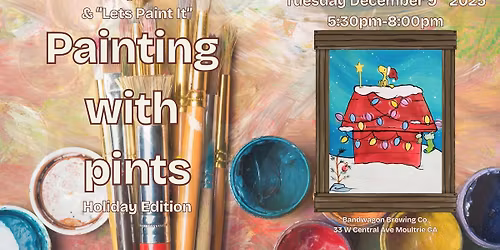 Painting with Pints hosted by Rio Davies & Let's Paint It