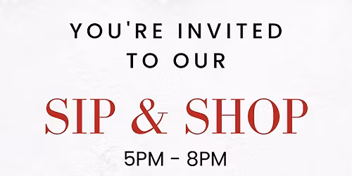 Holiday Sip & Shop