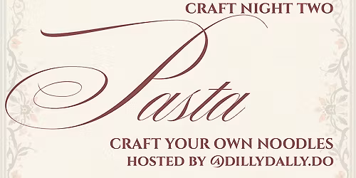 PASTA ARTS AND CRAFTS WITH DILLY DALLY ii