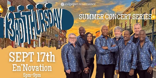 Culpeper Downtown 3rd Thursday Summer Concert Series- Sept 17