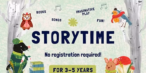 Storytime - Timbrook (Tuesdays)
