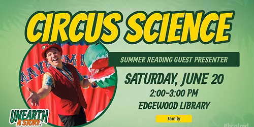 Summer Reading Guest Presenter Circus Science