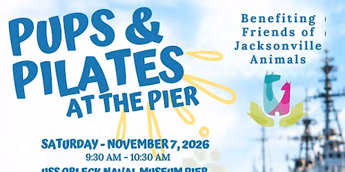 Pups & Pilates at the Pier