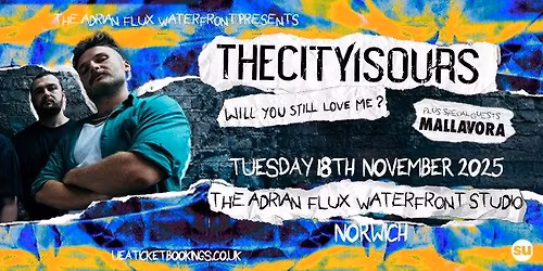 TheCityIsOurs live at The Adrian Flux Waterfront Studio | Norwich