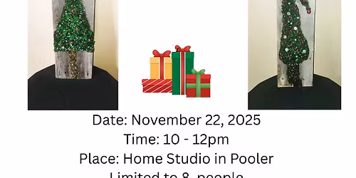 Crushed Glass: Christmas Tree