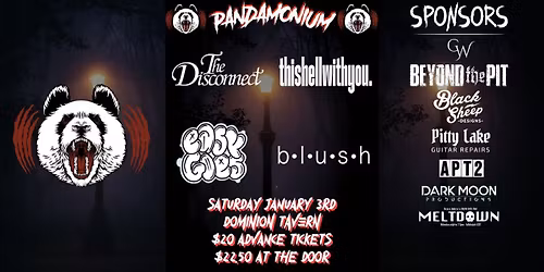 2026 KICKOFF w\/ The Disconnect, This Hell With You, Easy Goes, & Blush