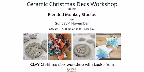 Ceramic Christmas Decorations Workshop