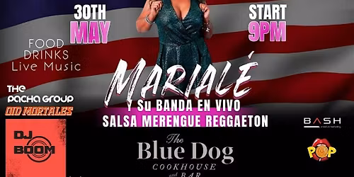 LATIN INTERNATIONAL Saturday May 30 Memorial Day Weekend at THE BLUE DOG
