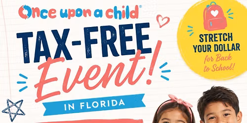 Tax Free Event!