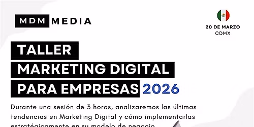 Taller Marketing Digital para empresas 2026