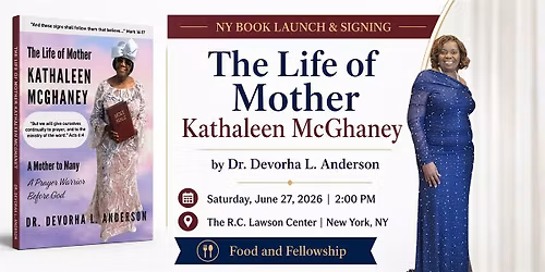 NY Official Book Launch & Signing: The Life of Mother Kathaleen McGhaney