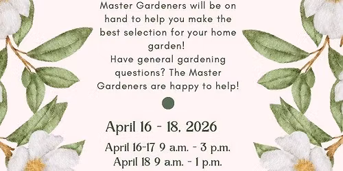 Darlington County Master Gardener Association Plant Sale