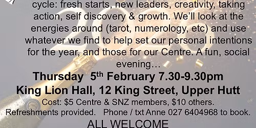 2026 Bold new beginnings workshop