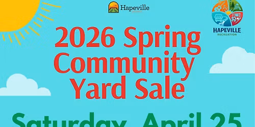 Spring Community Yard Sale