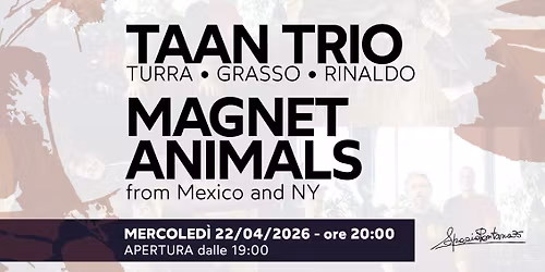 Magnet Animals + OPENING Taan Trio