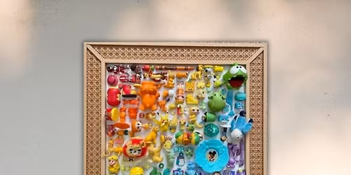 Rainbow Toy Art Collage