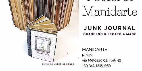 CORSO DI JUNK JOURNAL - Quaderno rilegato a mano