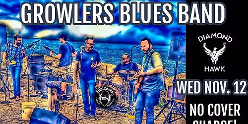 GROWLERS BLUES BAND at The Hawk!