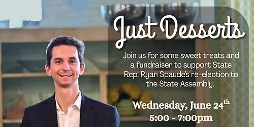 Ryan's "Just Desserts" Fundraiser!
