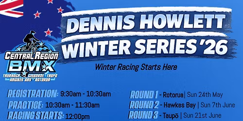 Dennis Howlett Winter Series 2026 - Tauranga