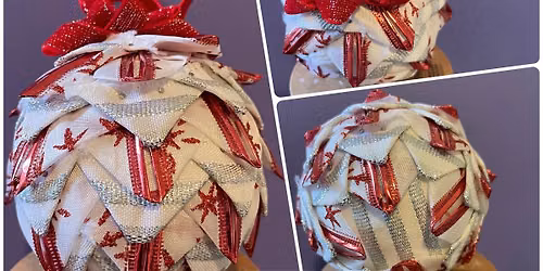 Christmas Ribbon Bauble Workshop