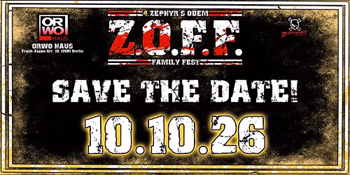 ZOFF Vol.4 - Das Zephyr's Odem Family Fest 2026