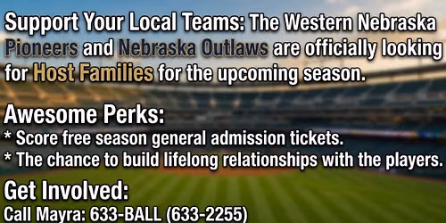 Nebraska Outlaws vs. Western Nebraska Pioneers