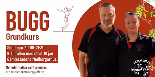Bugg Grundkurs - Kom och k\u00e4nn dansgl\u00e4djen med oss \ud83d\udc83\ud83c\udffc