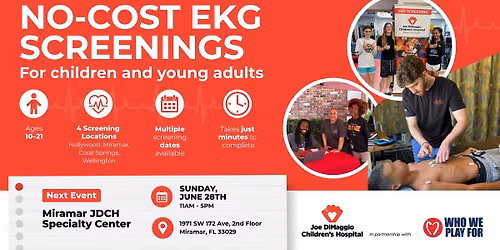 No-Cost EKG Screenings for Student Athletes