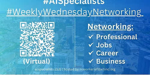 #AISpecialists Virtual Job\/Career\/Professional Networking #SaltLake