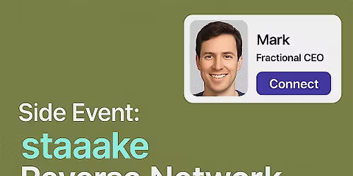 staaake Reverse Network Opening Power Walk at Boston Tech Conference