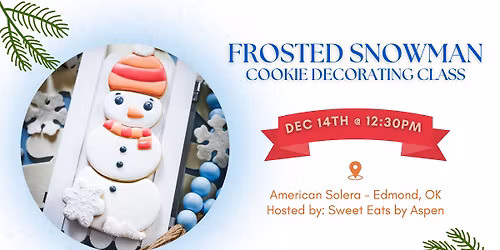 Frosted Snowman Cookie Decorating Class
