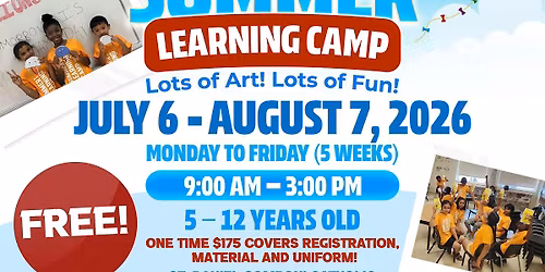 Summer Learning Camp | 5 weeks | Free | Brampton Campus