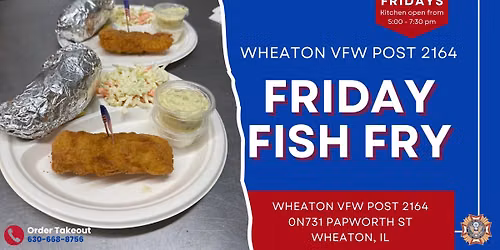 Friday Fish Fry at the Wheaton VFW Post 2164