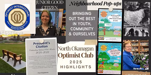 North Okanagan Optimist Club Monthly Meeting