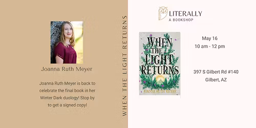 Author Signing: Joanna Ruth Meyer
