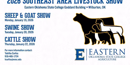 2026 SOUTHEAST AREA LIVESTOCK SHOW- WILBURTON, OK