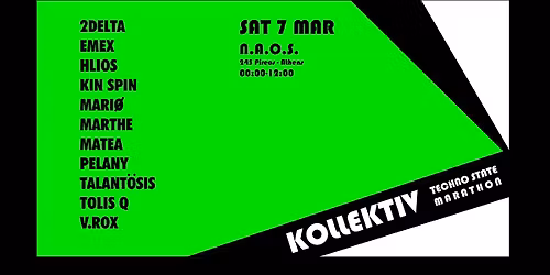 KOLLEKTIV: TECHNO STATE MARATHON