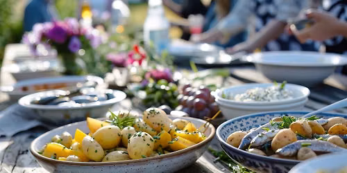 Swedish Midsummer Sm\u00f6rg\u00e5sbord at IKEA Sunrise!