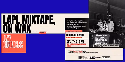 ALOUD in Community: The LAPL Mixtape, On Wax