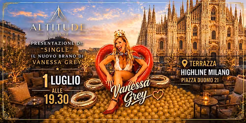 ALTITUDE LOUNGE - Vanessa Grey presenta "Single"