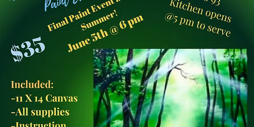 Emerald Trail Acrylic family paint event