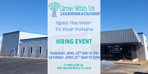 Grow With Us Hiring Event