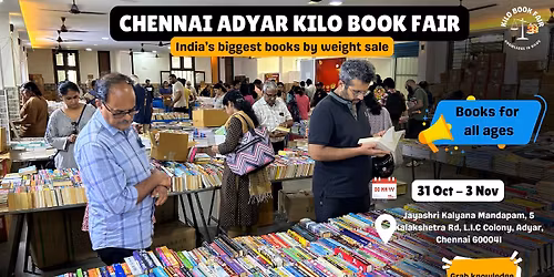 India's Biggest books by weight sale | Adyar, Chennai