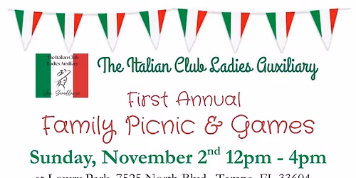 First Annual Family Picnic & Games