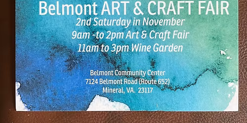 30th Annual Belmont Art & Craft Fair