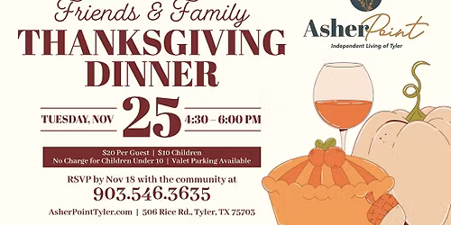 Friends & Family Thanksgiving Dinner